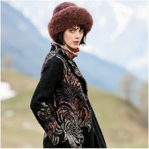Peruvian Connection Talia Alpaca Blend Cardigan Sweater Coat medium